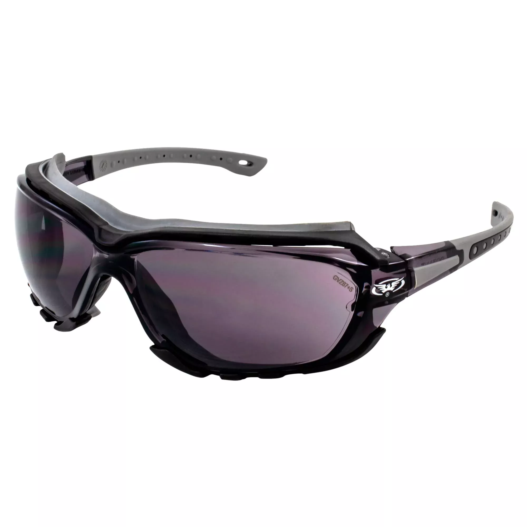 Global Vision Padded Motorcycle Sport Sunglasses Octane Gray Smoke Lens