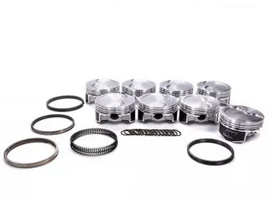 GM LS Piston & Ring Set Dome 4.030 Bore+5cc