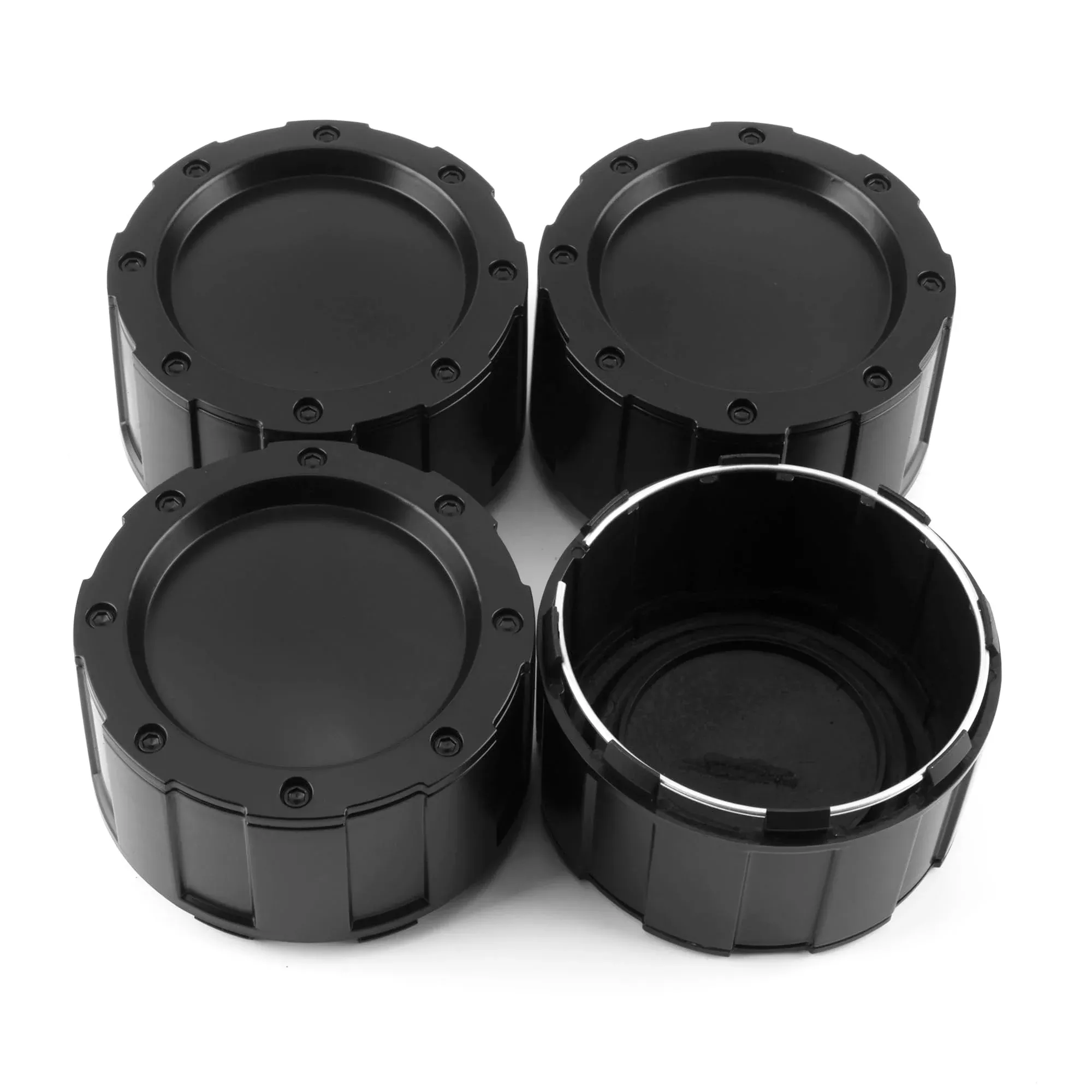 GTOWNWORKS 4pc Wheel Center Caps for Eagle Wheel ACC 3226 06 – Black ABS Hubcaps