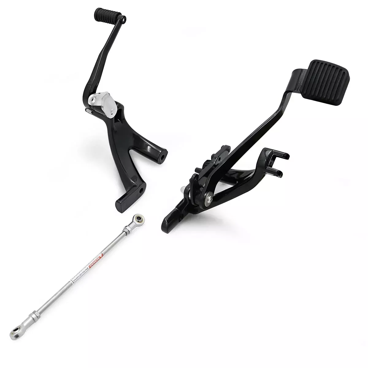 Happy-Motor Black Forward Control Foot Pegs For Harley Softail Street Bob Fxbb 114 Fxbbs Low Rider Fxlr 107 Fxlrs 117 2018-2022