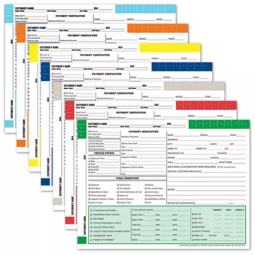 Heavy-Weight (110#) Color-Coded Job Jackets (100)