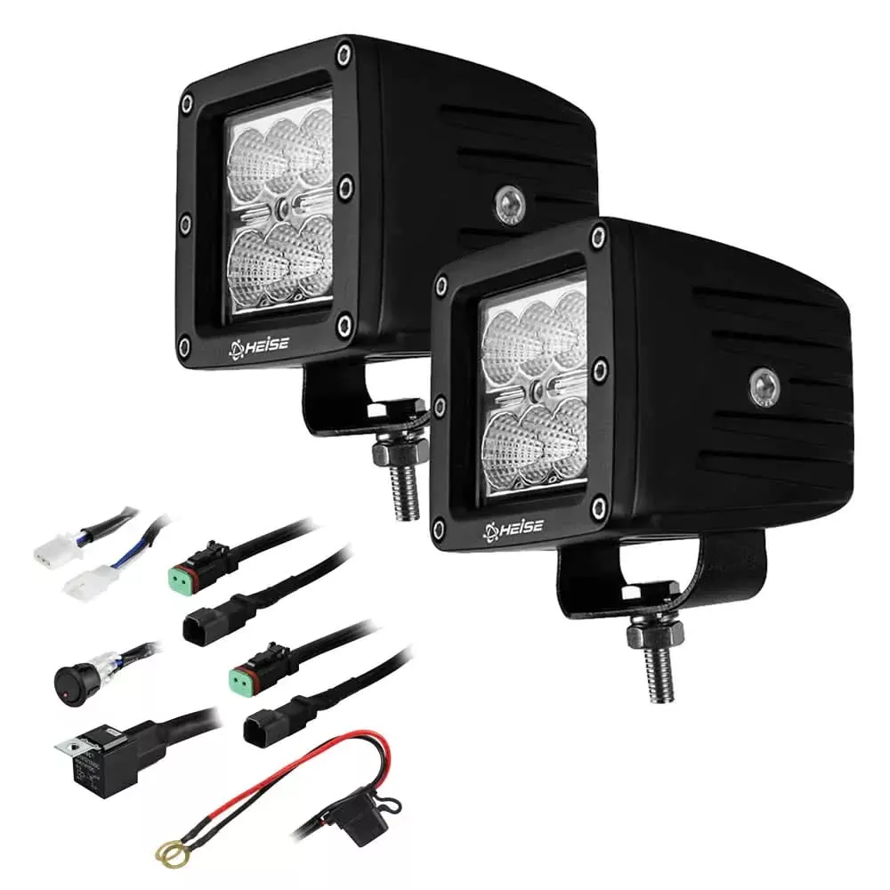 Heise - 3 Inch 6 Led Cube 2 Light Kit (He-Cl32Pk)