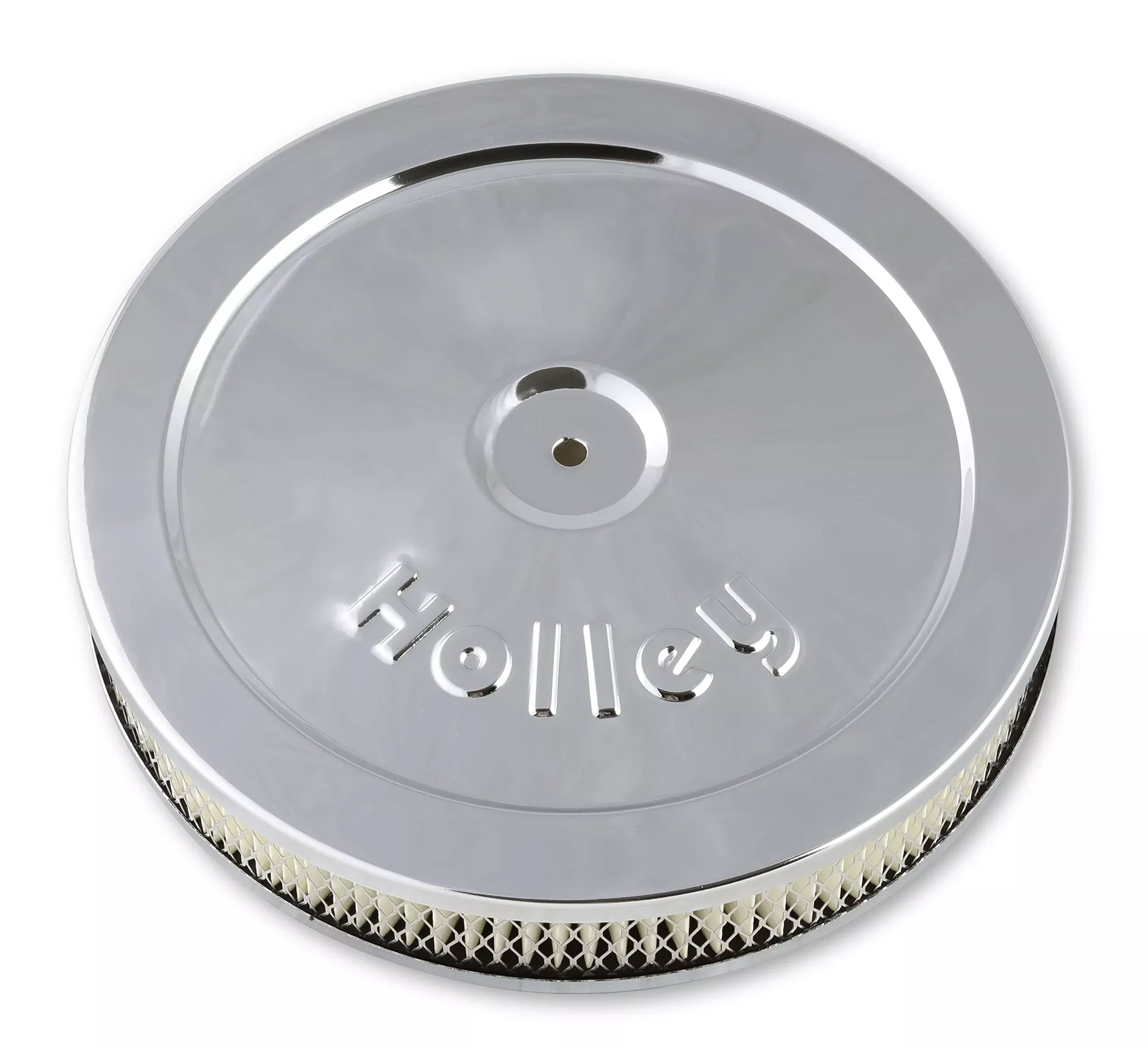 Holley – 120-145 Round Air Cleaner – 10” Chrome Holley
