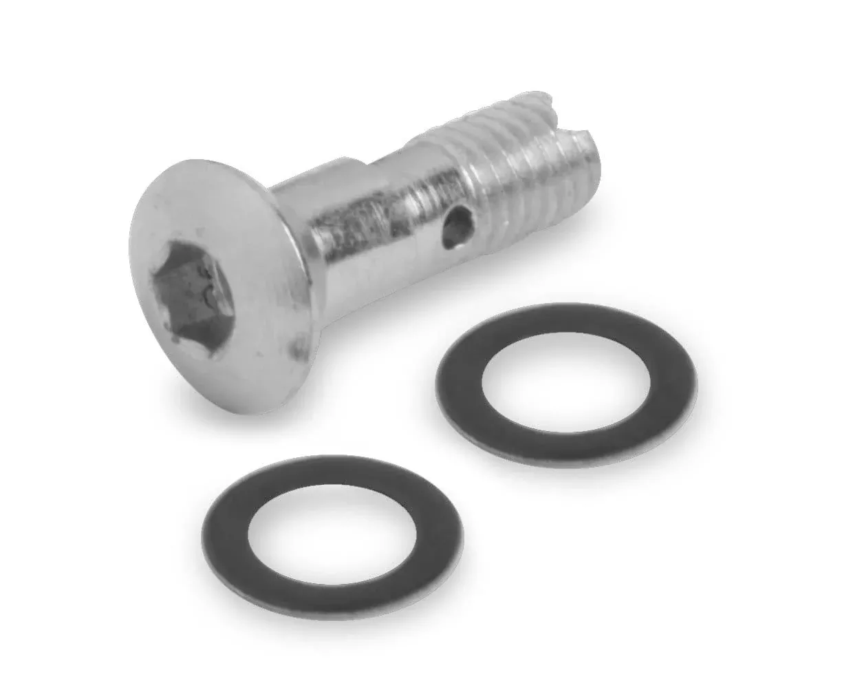 Holley 121-8 Discharge Nozzle Screw – Hollow (Hex Head)