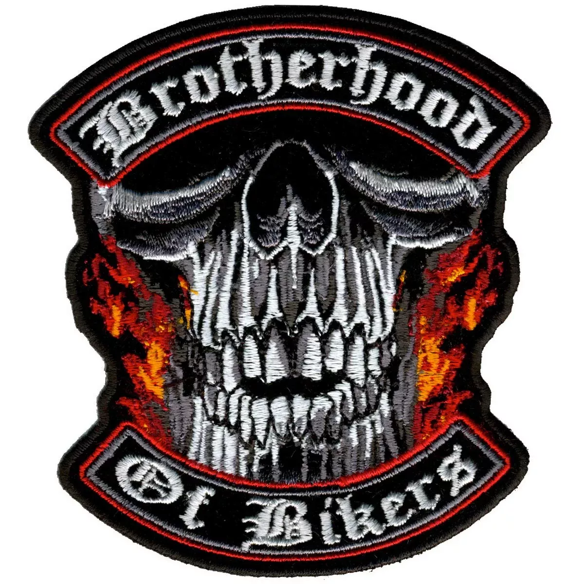 Hot Leathers Brotherhood Of Bikers Patch (4” Width X 4” Height)