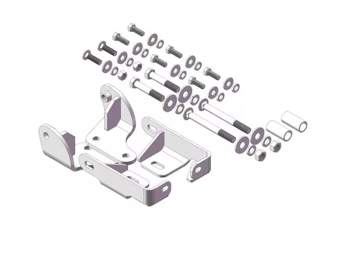 Husky Towing Cust Brkt Kit 2014 Dodge 2500 32556