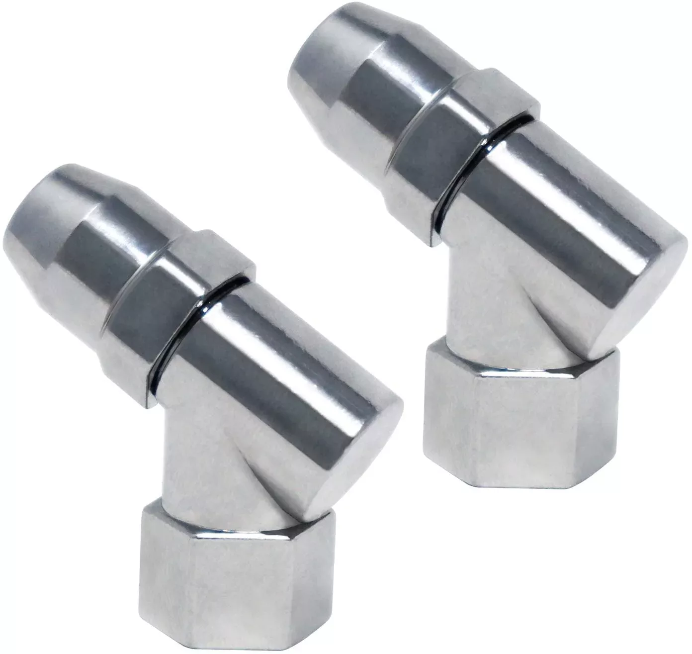 Jaco Advanced Angled Tire Air Chuck - 1/4' Npt (2 Pack) (Open Flow)