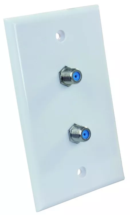 Jr Products Wall PlateDualHd/sat 47875