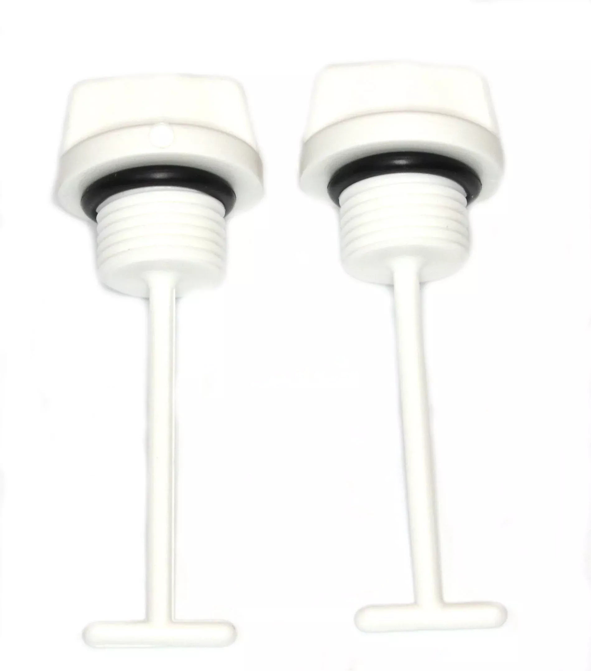 Jsp Manufacturing White Drain Plug Replacement For Kawasaki Oem# 92066-3783-8U 1100 900 750 Stx Zxi Ultra 150 Di (2 Pack) (2)