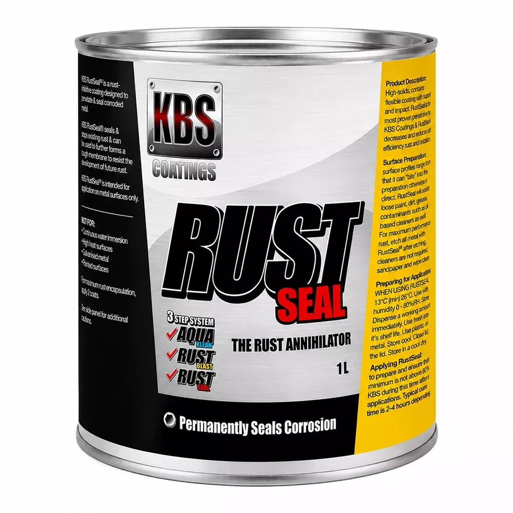 KBS RustSeal Silver 1L Rust Preventive Coating