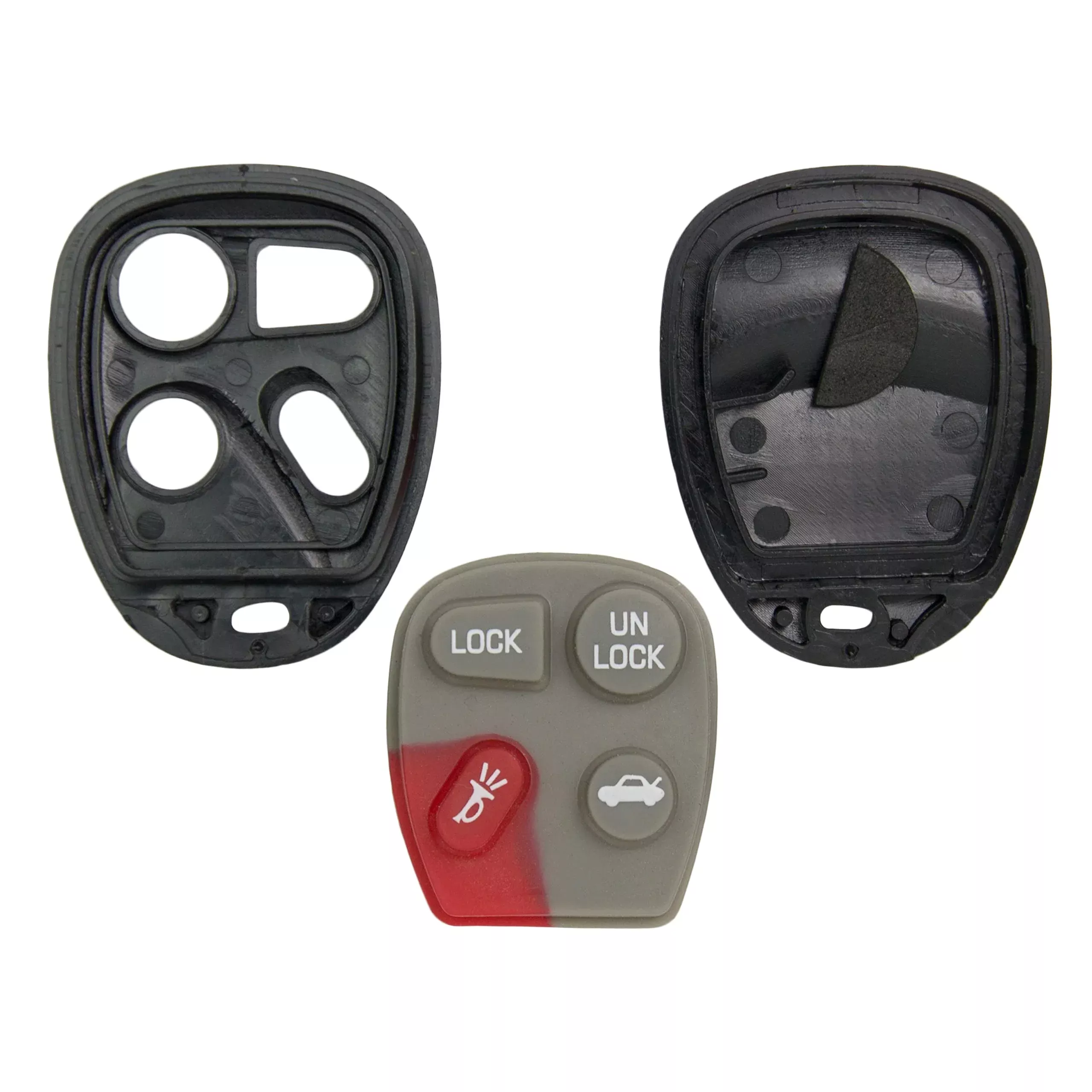 Keyless2Go Replacement For Key Fob Shell Case For Gm Vehicles With Fcc Koblear1Xt, Kobut1Bt – Shell Only