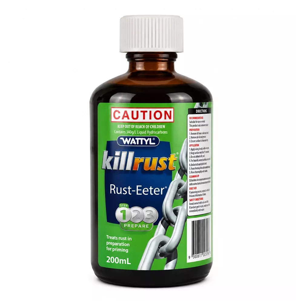 KILLRUST Rust-Eeter 200ml Rust Converter & Metal Surface Treatment