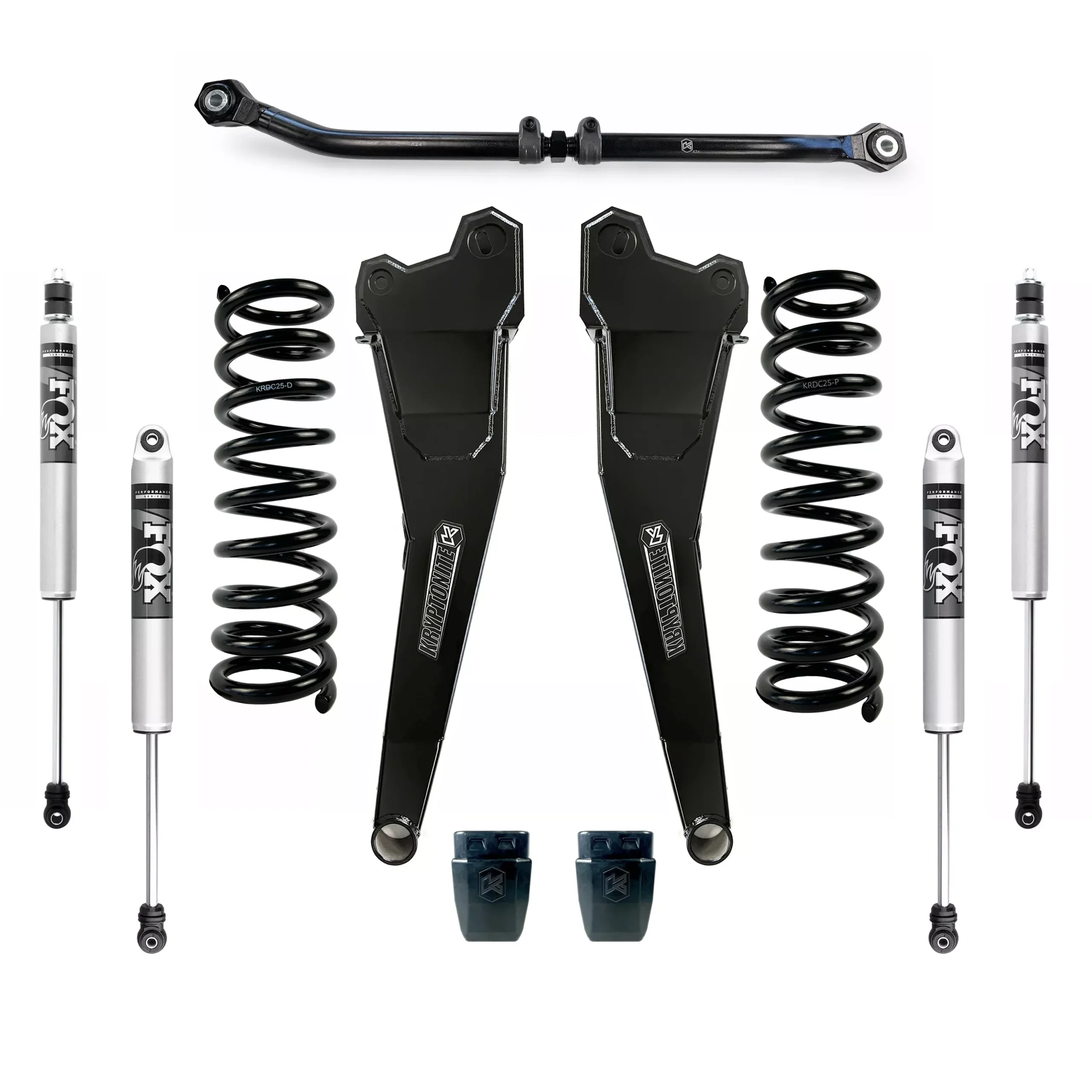 Kryptonite Stage 3 Leveling Kit with Fox Shocks for 2013-2026 RAM 3500 4X4