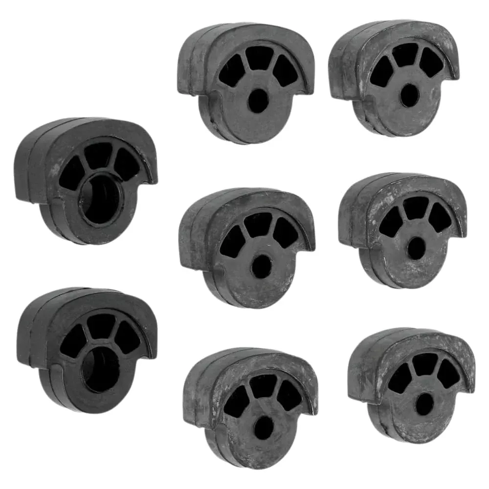 Kuryakyn 8010 Motorcycle Footpeg Replacement Rubber Pads, Large, Black, Alloy Steel