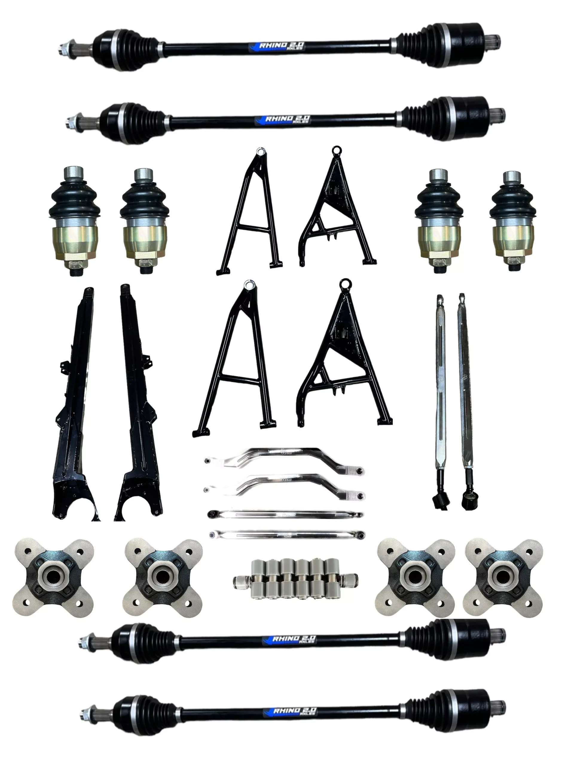 L&W 24 1K Long Travel Bundle( Keller Performance,Rhino 2.0,Performance SXS Bushings,L&W)