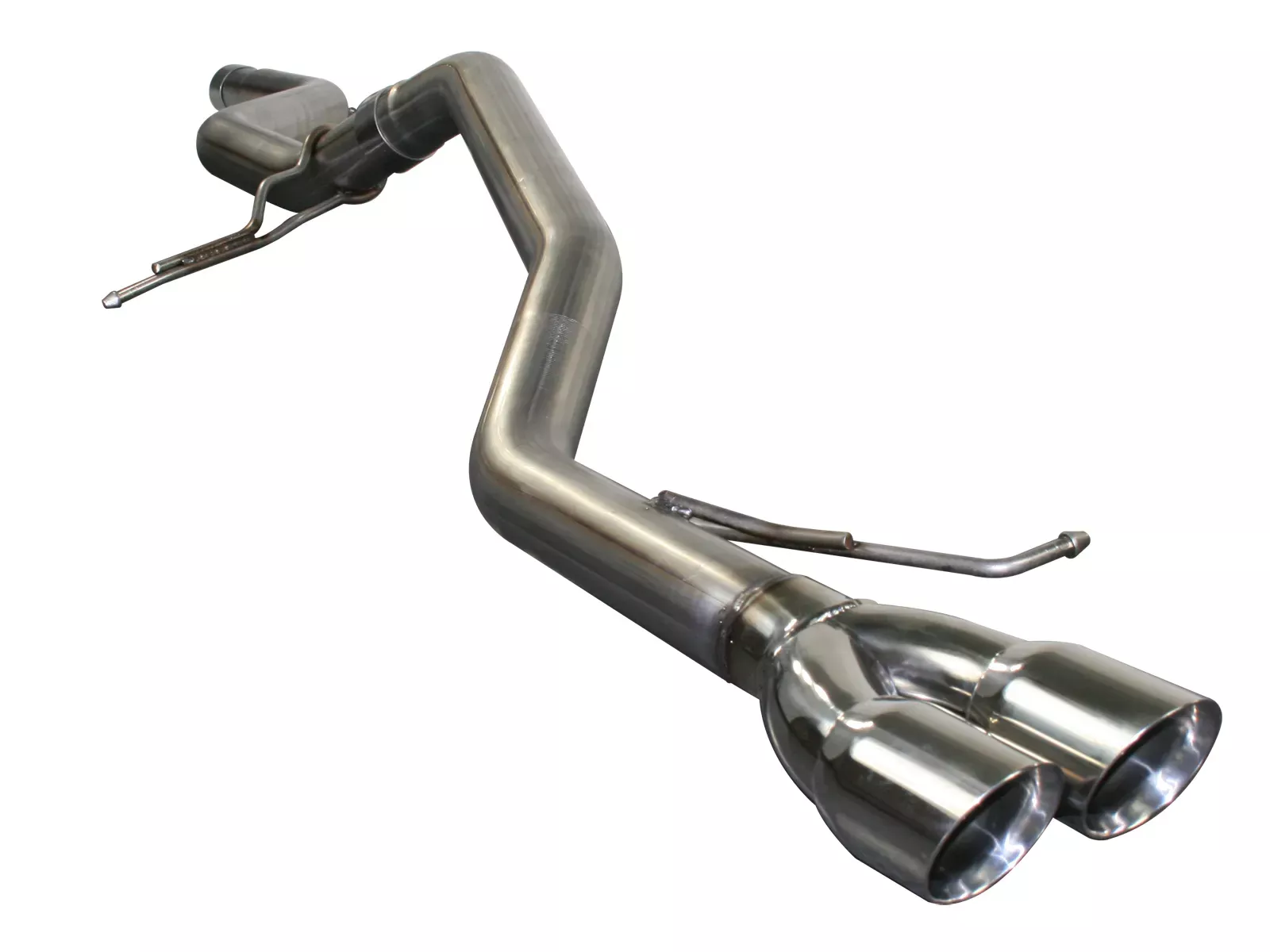 Large Bore-HD 2-1/2 IN 409 Stainless Steel Cat-Back Exhaust System