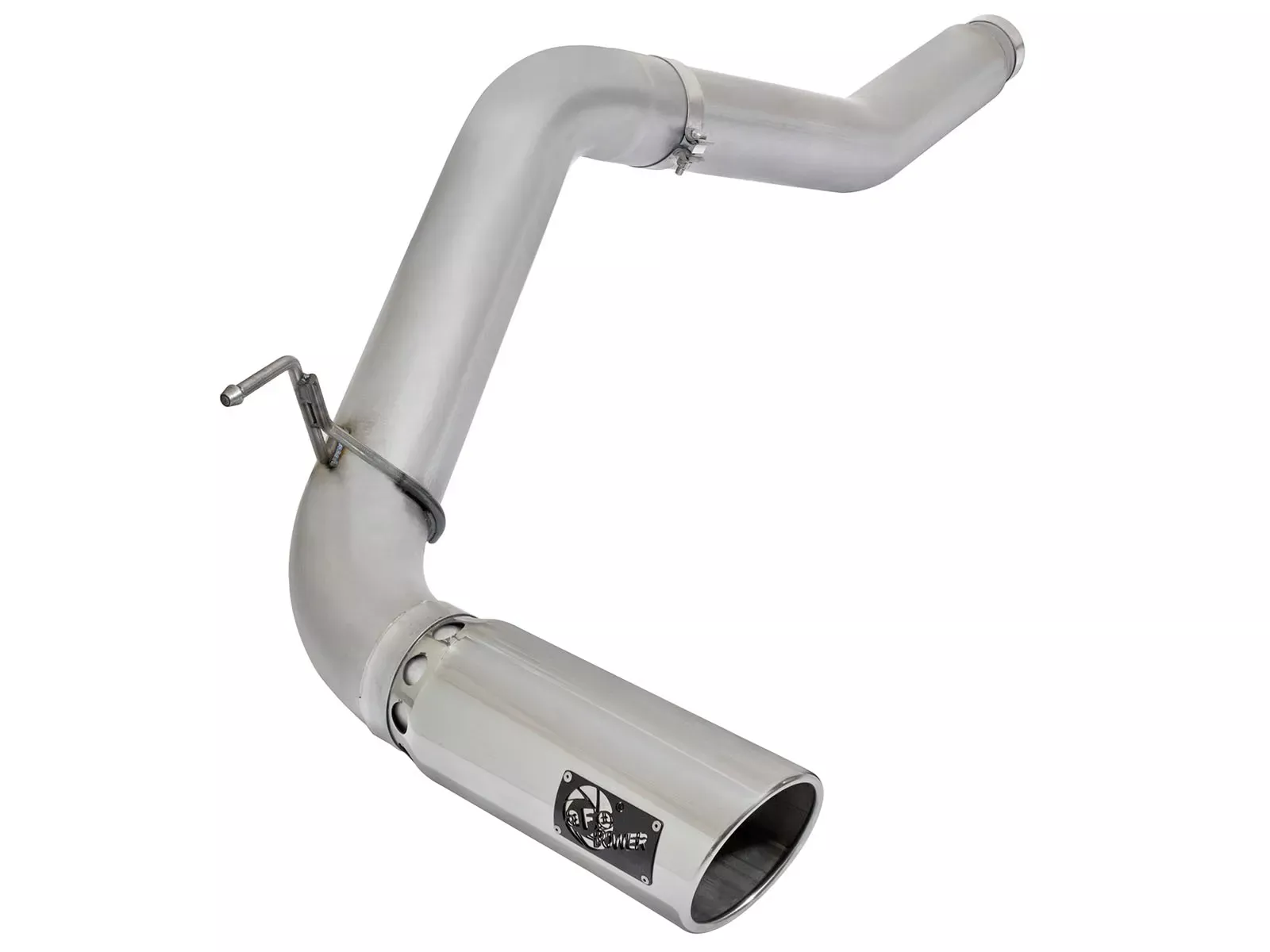 Large Bore-HD 5 IN DPF-Back Stainless Steel Exhaust System w/ Polished Tip