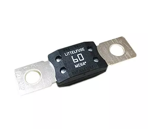 Littelfuse 0298060 Bolt Down Auto Fuse 60A Time Delay 32V 298 Series, Mega