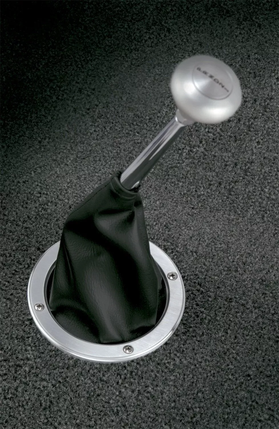 Lokar 70-Bhrb Billet Round Shifter Boot Ring With Boot