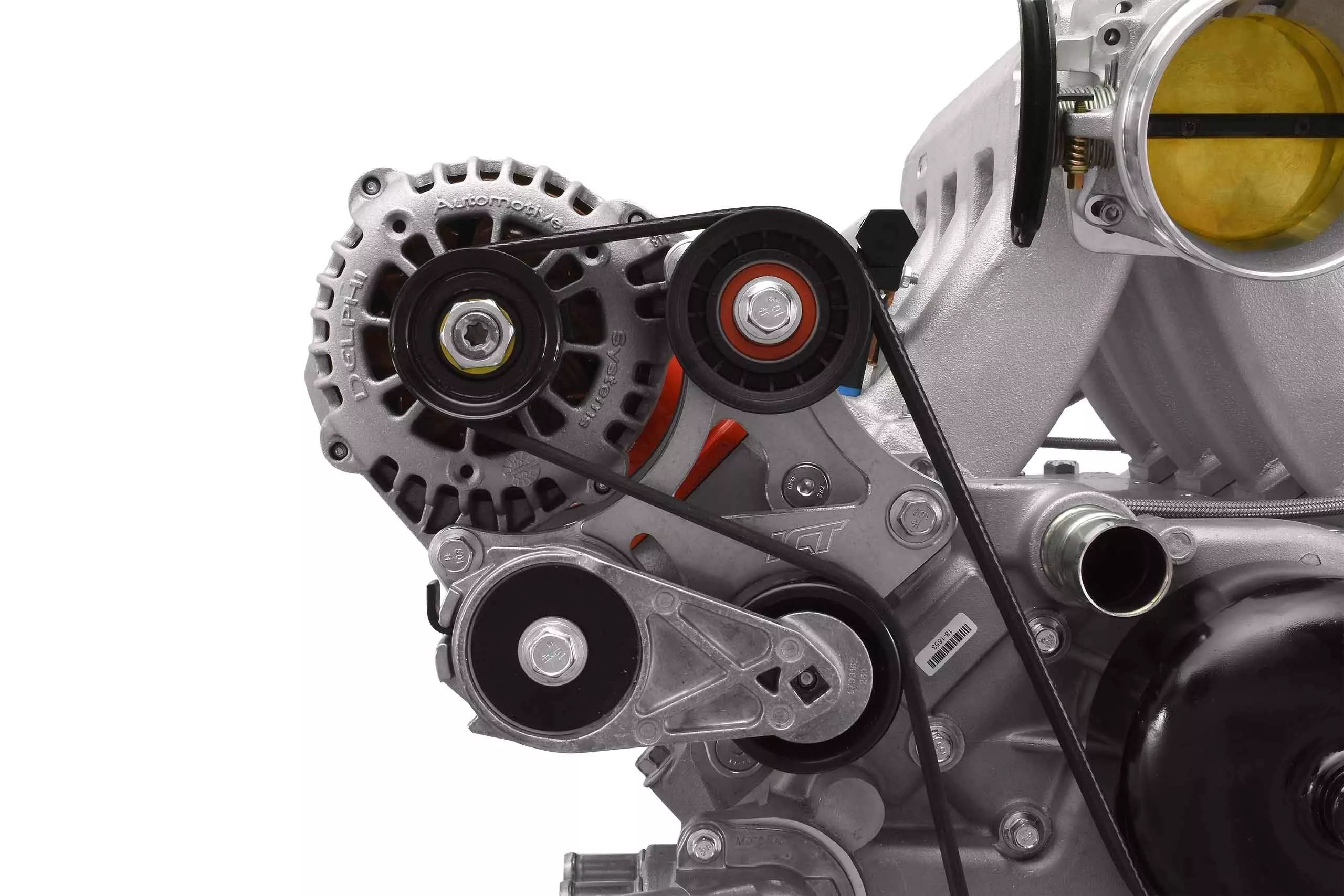 Ls1 High Mount Alternator Bracket Relocation Engine Billet Aluminum Compatible With Chevy Z28 Firebird Trans Am Ws6 Gto Ls1 Ls2 Ls6 Lsx 5.7L 6.0L