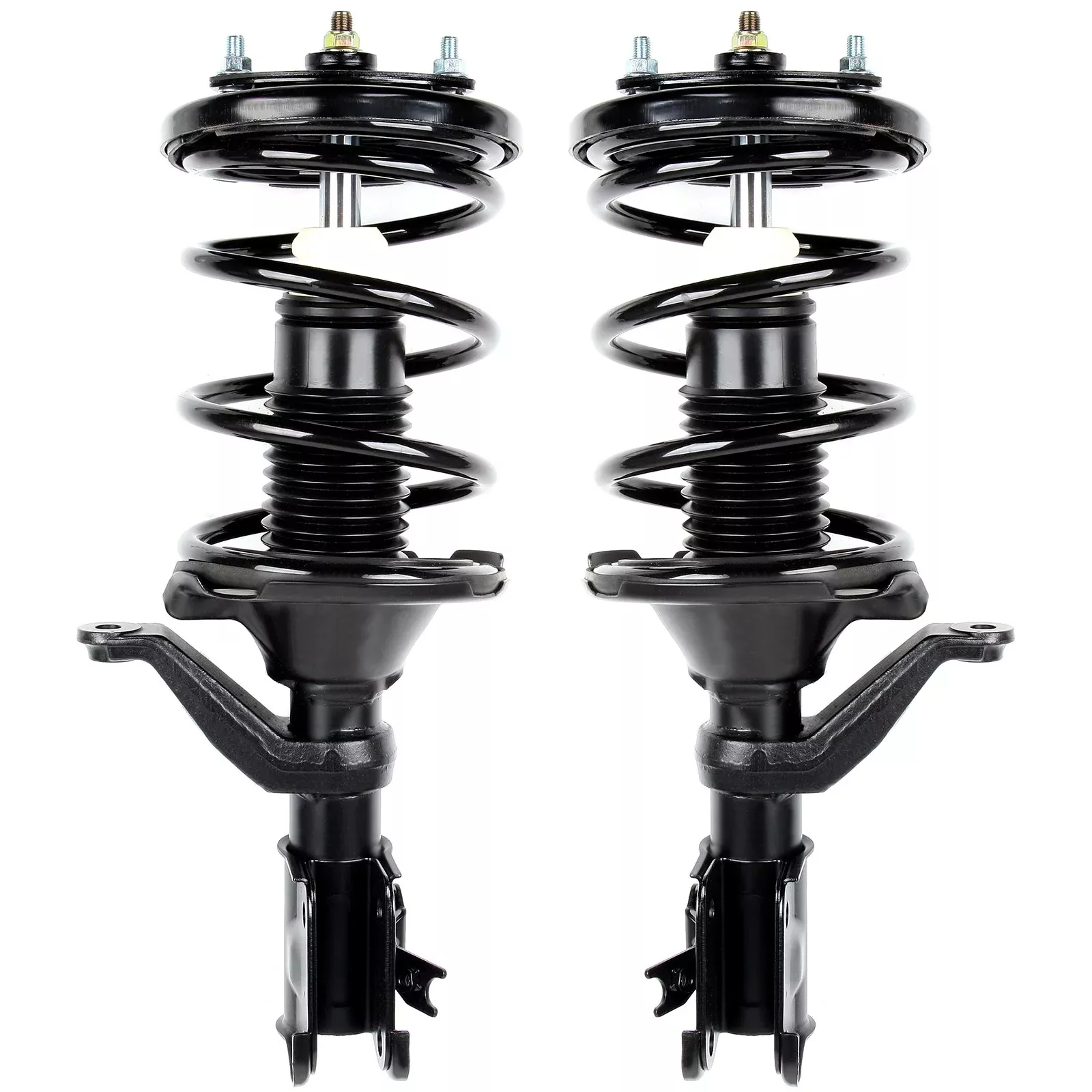 Lsailon 2Pcs Front Complete Struts Coil Spring Assembly Replacement For 2001 2002 2003 For Acura El, 2001 2002 2003 2004 2005 For Honda Civic Quick Struts Assembly 171434 171433
