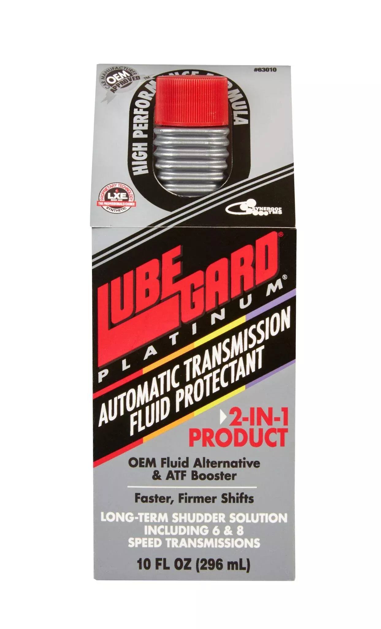 Lubegard Platinum Automatic Transmission Fluid Protectant, 10 oz., Gray/Red, Model 63010