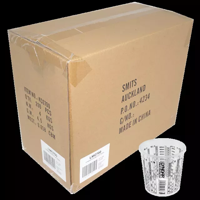LYNDAR MIXING CUP 700ML (BOX 200)