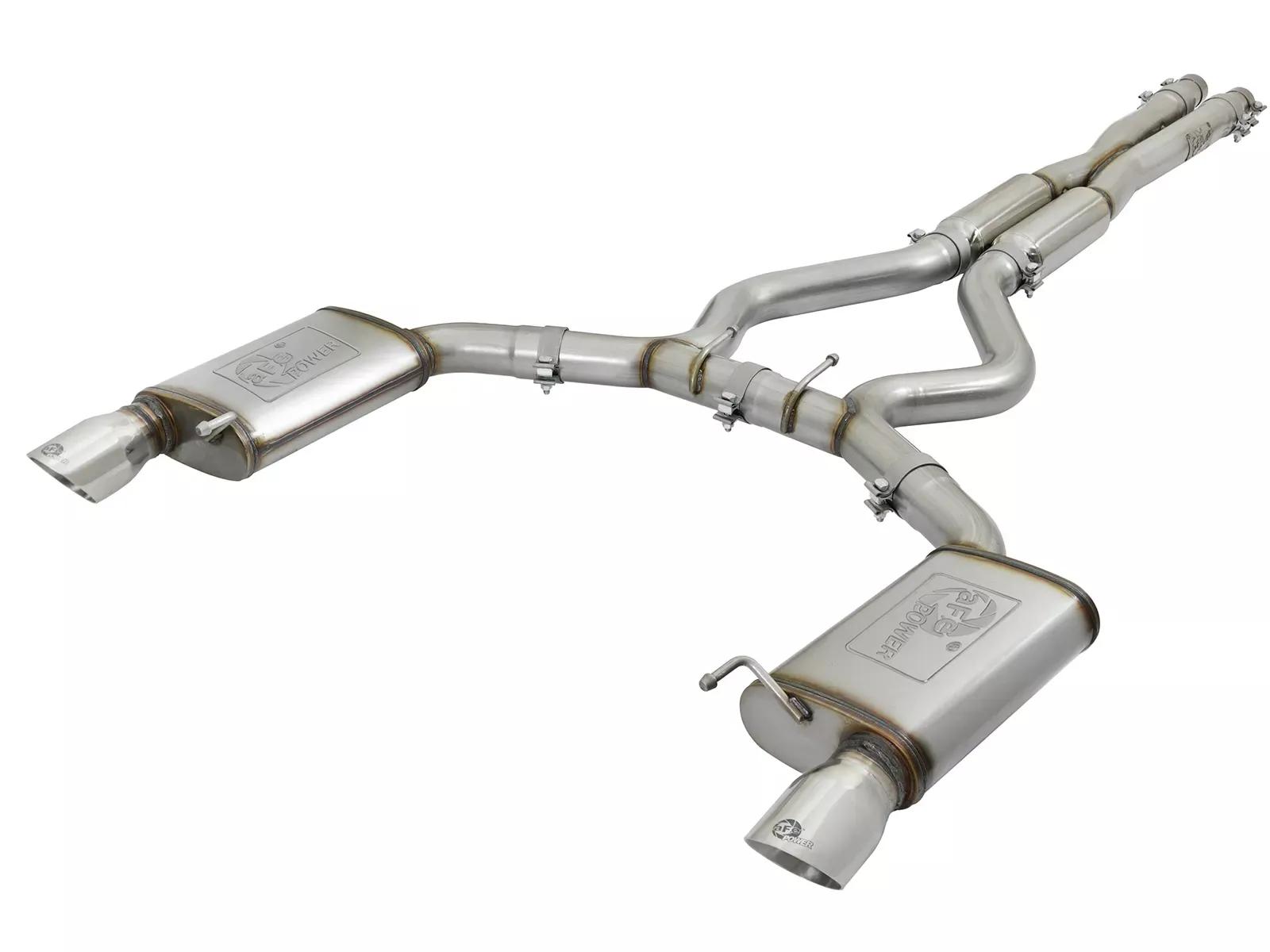 MACH Force-Xp 304 Stainless Steel 3 IN Cat-Back Exhaust System Polished