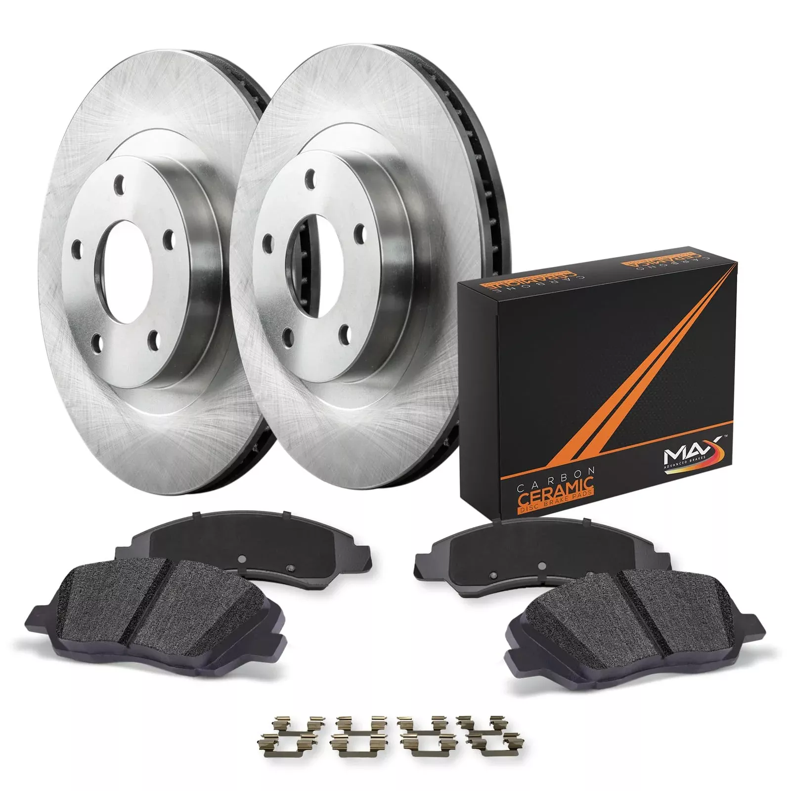 Max Advanced Brakes Front Brake Kit For 2013 2014 2015 Mazda Cx-5 Replacement Premium Oe Disc Brake Rotors And Ceramic Brake Pads