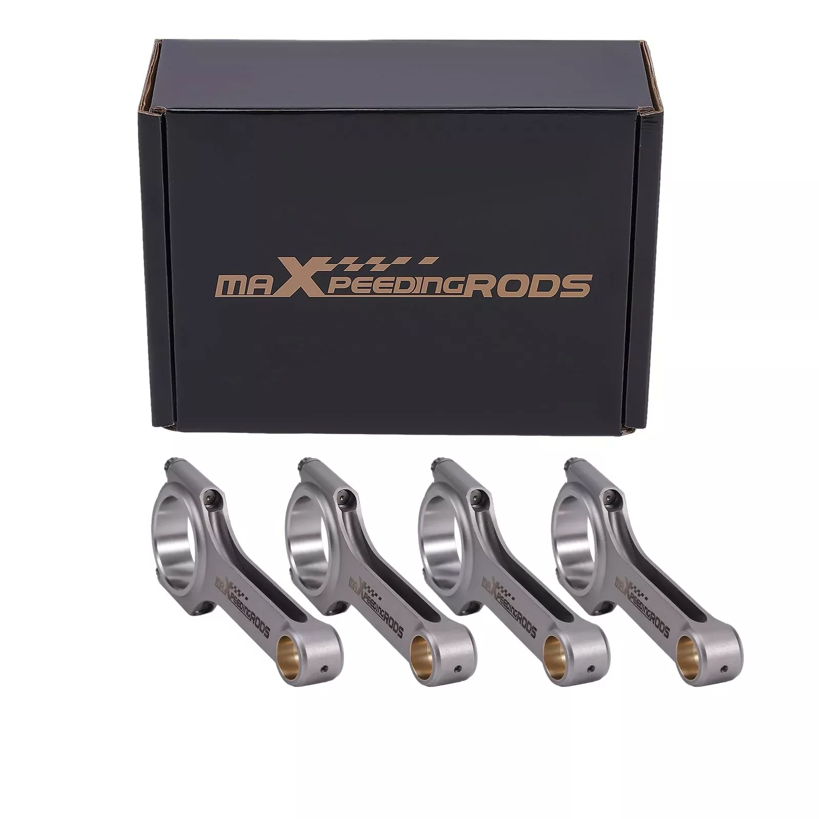 maXpeedingrods Connecting Rods 133mm for Mazda MX5 1.6/1.8L with ARP 2000 Bolts – Model 598