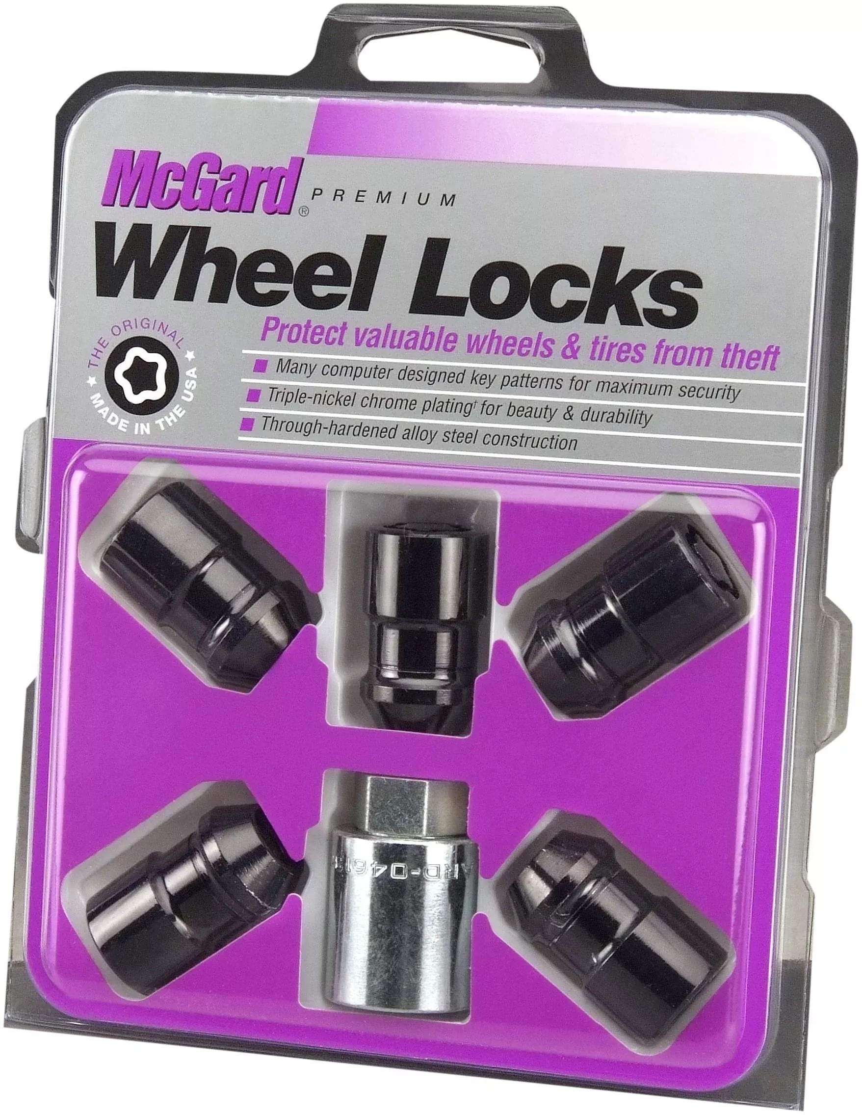 Mcgard 24526 Cone Seat Wheel Locks Black (M12 X 1.5 Thread Size) – Set Of 5