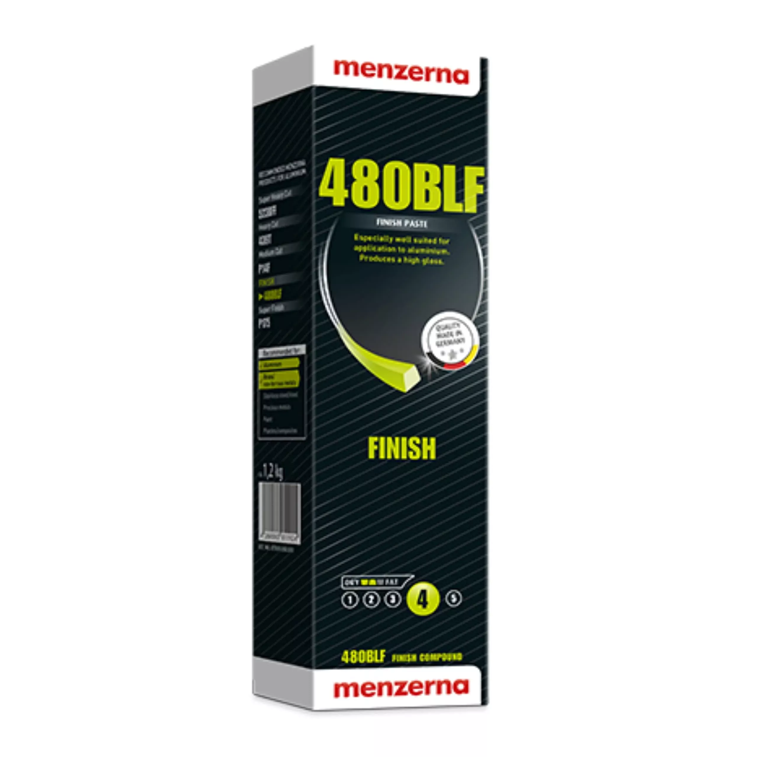 Menzerna 480BLF Blue Final Finish Rouge Bar - Aluminum Polishing Compound for Superior Shine