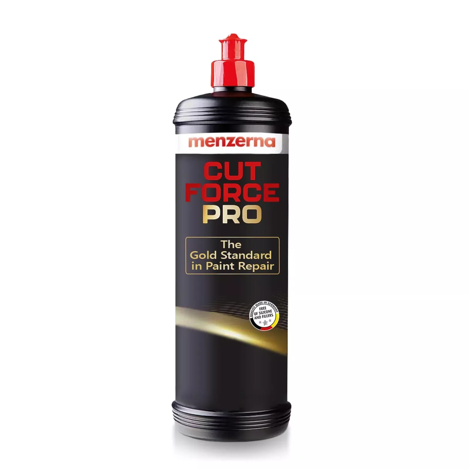 Menzerna Cut Force Pro Car Polish – Heavy Cut, High Gloss Finish, 32 oz, Plastic, Ideal for Scratches & Sanding Marks, Car Body Repair