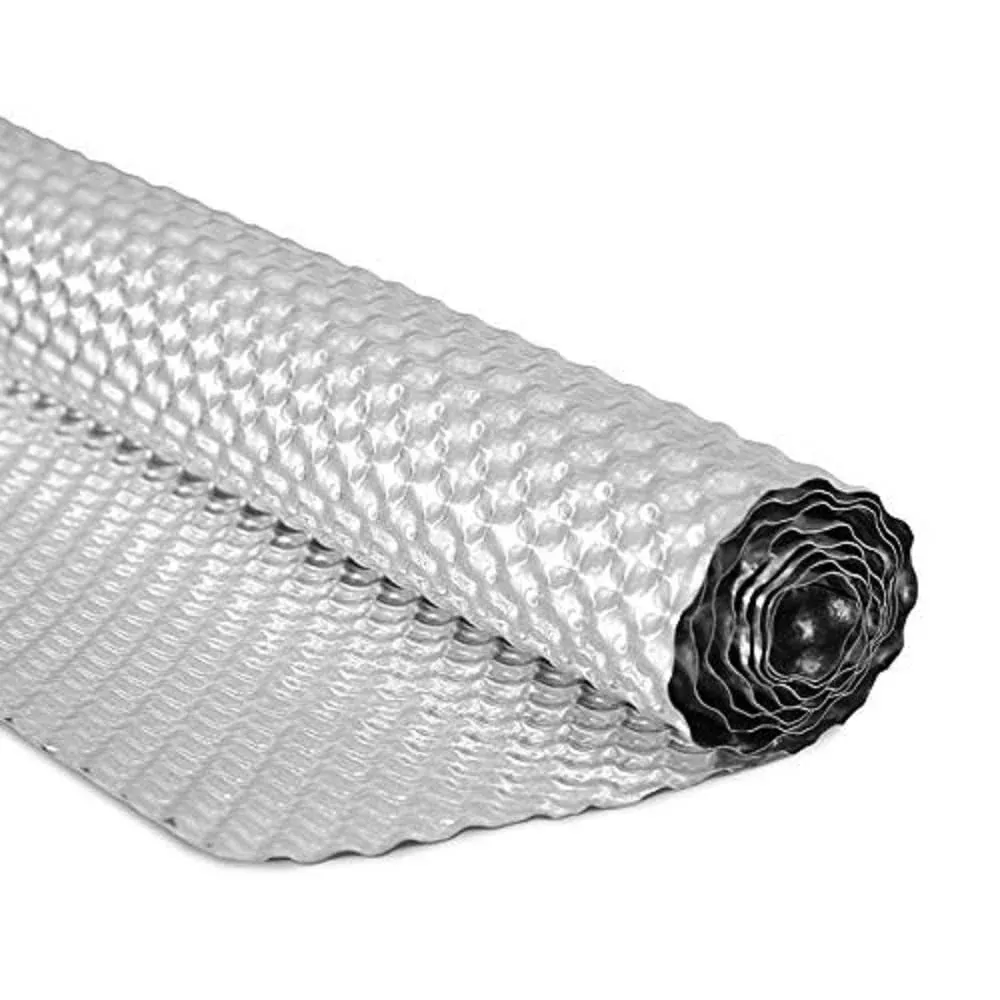 Mishimoto Embossed Aluminum Heat Shield, 20" x 28", Silver, Model MMHP-EAHS-2028