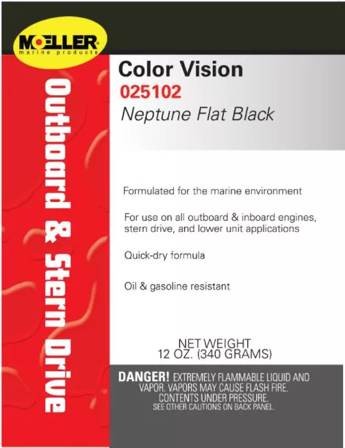 Moeller Clr/vsn Enamel Flat Black 025102