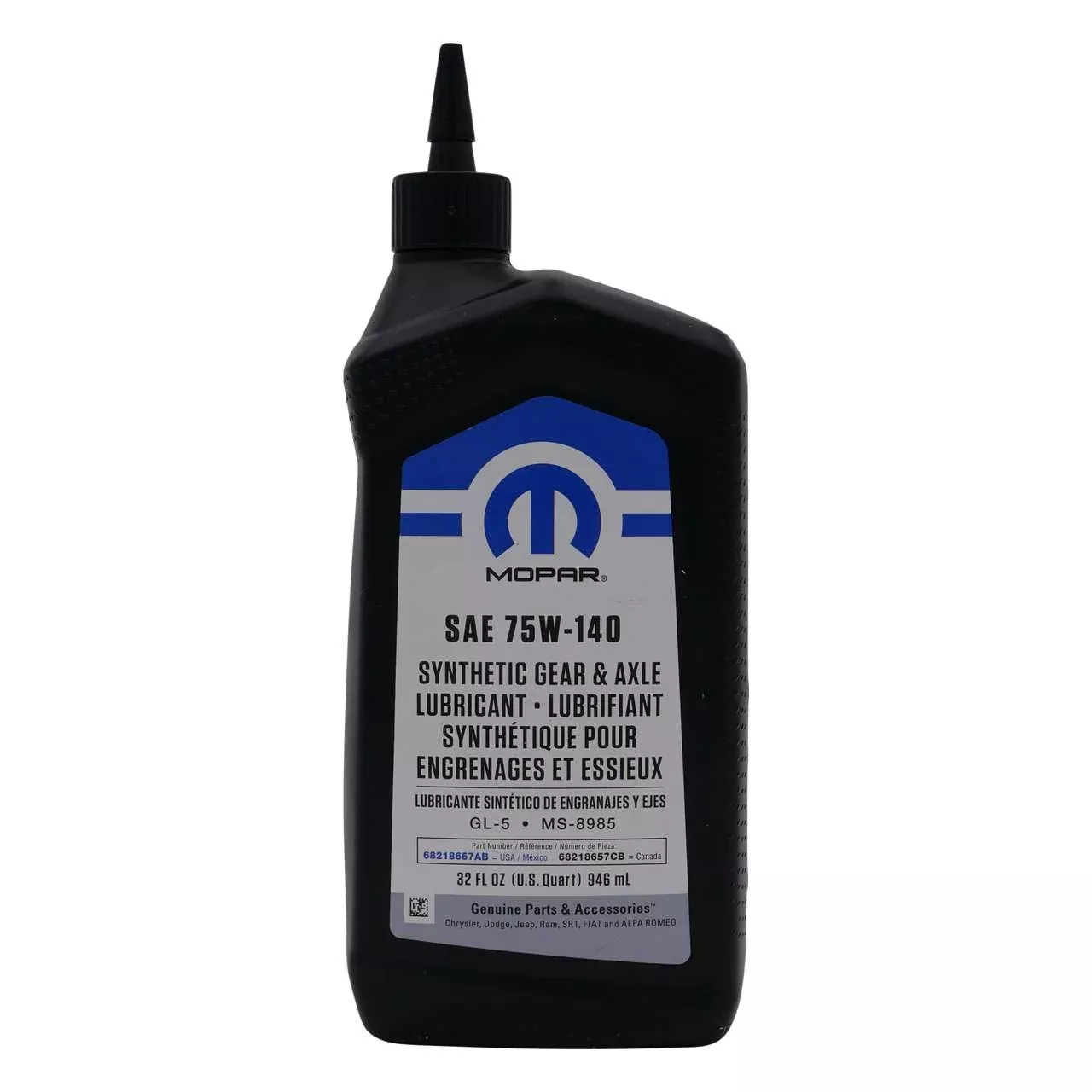 Mopar 68218657AB 75w140 Oil