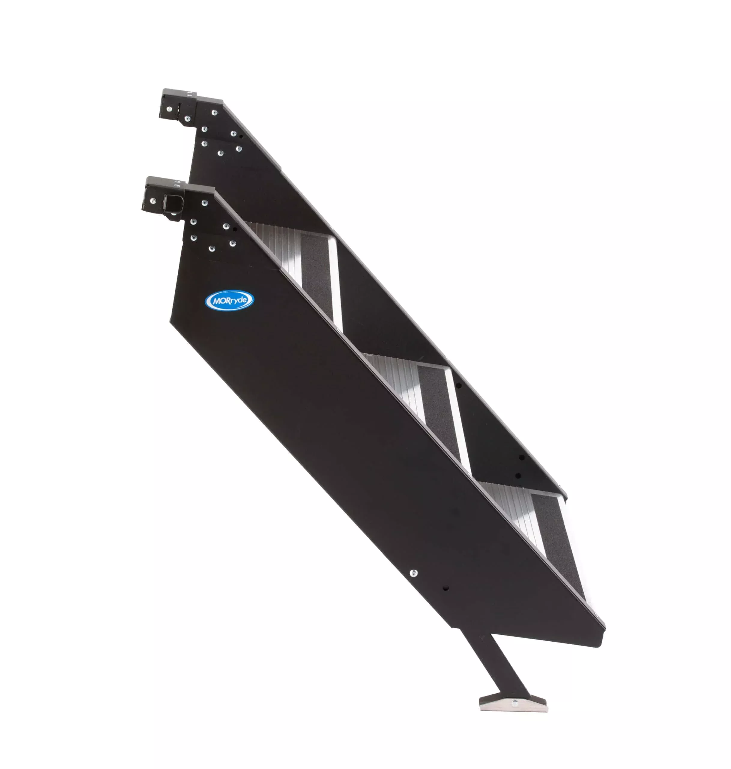 MORryde STP-222 3-Step Quick Connect Ladder – Black Metal Construction