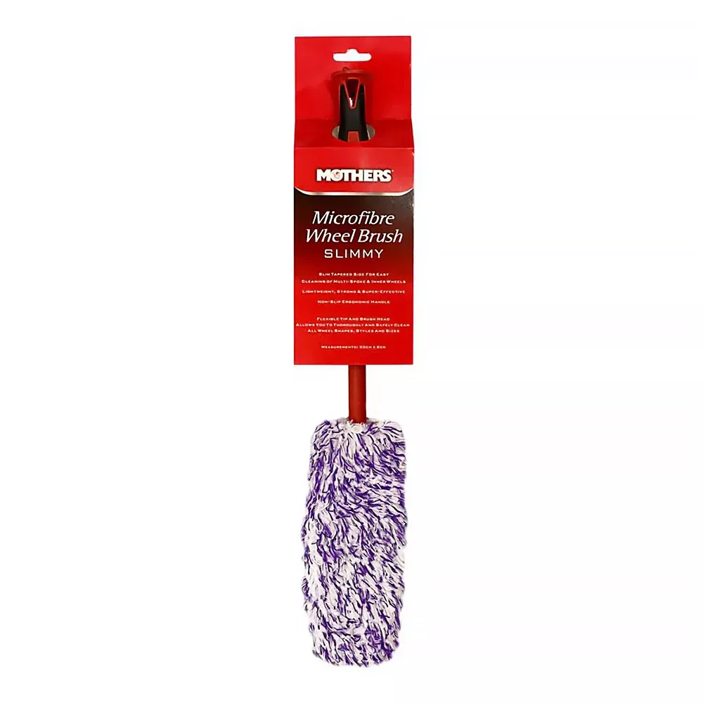 MOTHERS Slimmy Microfibre Wheel Cleaning Brush Replaceable Head Washable & Reusable