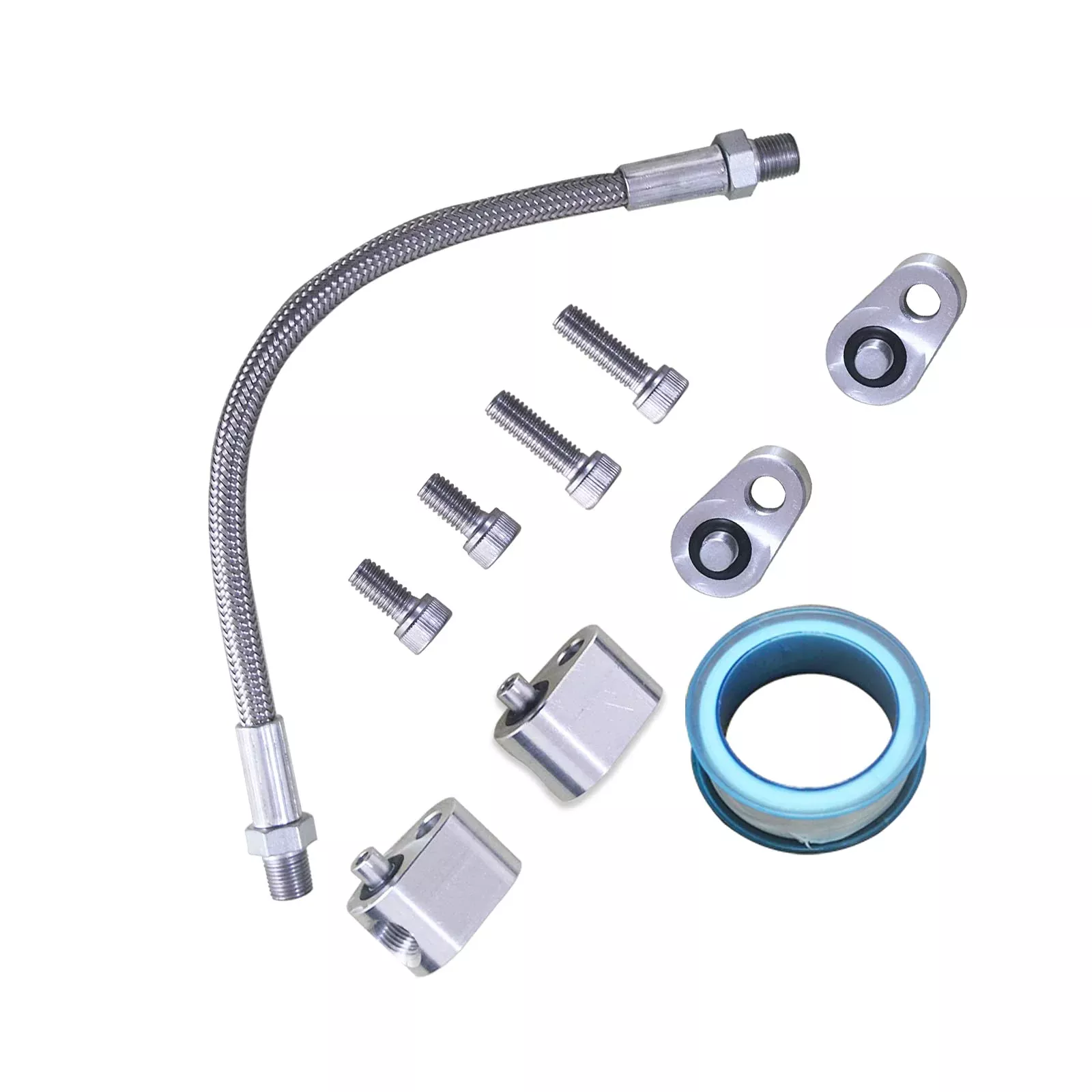 Mscrp Ls Throttle Body Bypass Hose Kit Ls Coolant/Steam Port Crossover Hose Kits