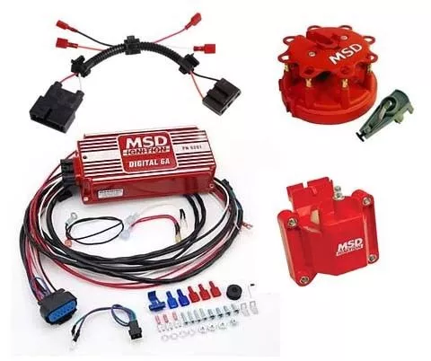 MSD 9975 Ignition Upgrade Kit 86-95 Mustang 5.0L Digital 6A Box/Coil/Cap & Rotor