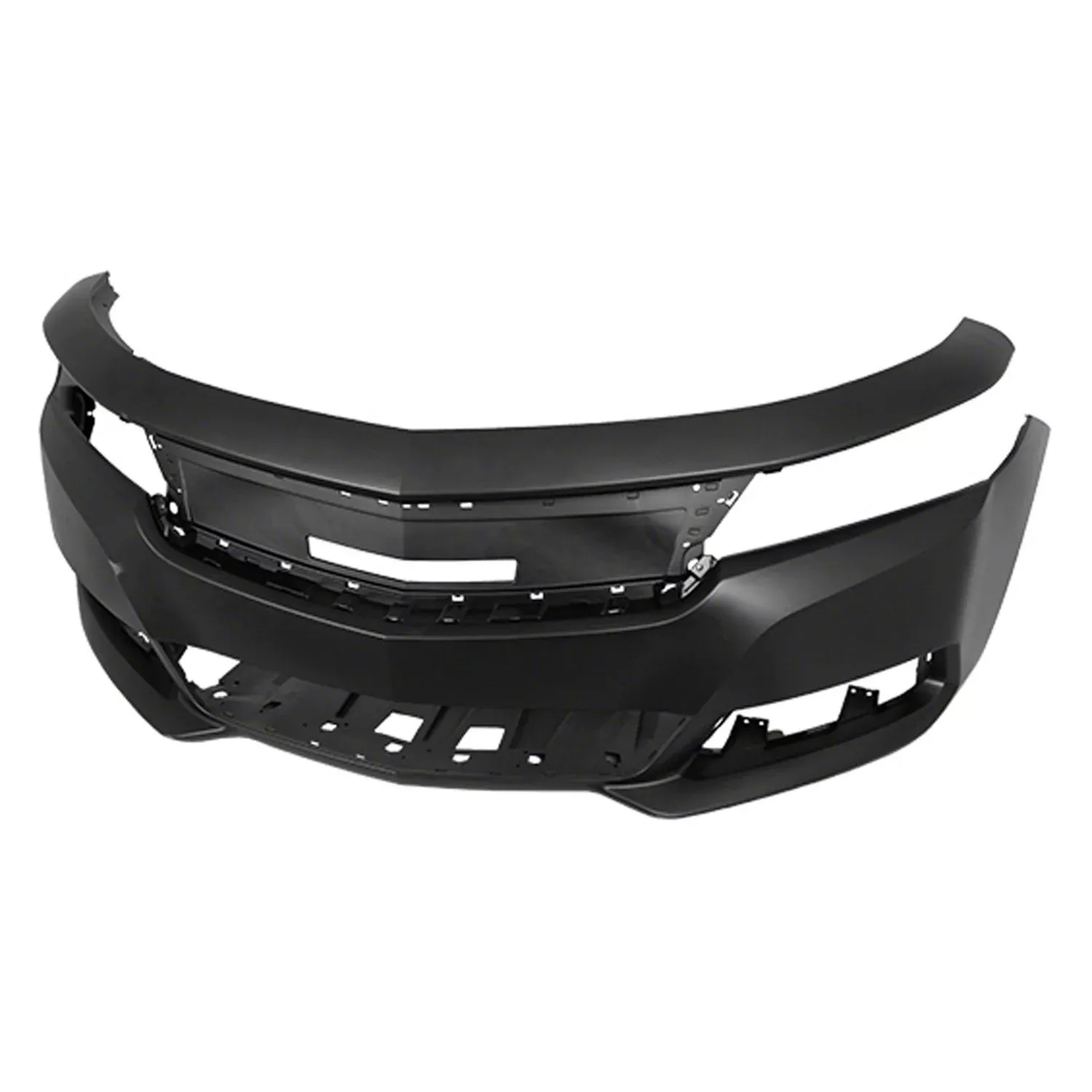 Multiple Manufacturers OE Replacement Bumper Cover for Chevrolet Impala 2014-2017, Model GM1000946, Black