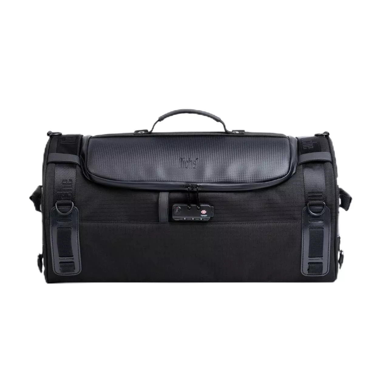 Niche Stackable Tail Bag, Three Sizes, Motorcycle Rear Seat Bag With Waterproof Rain Cover, Motorbike Travel Luggage, Zipper Closure, Large Capacity-36L