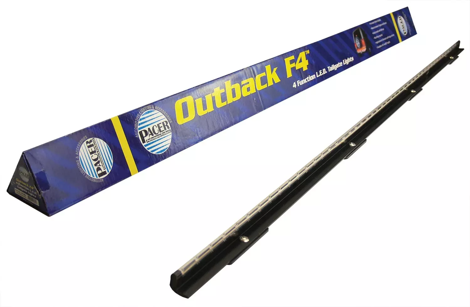 Pacer Performance 20-800 Outback F4 Black/Clear Rigid Led Tailgate Light