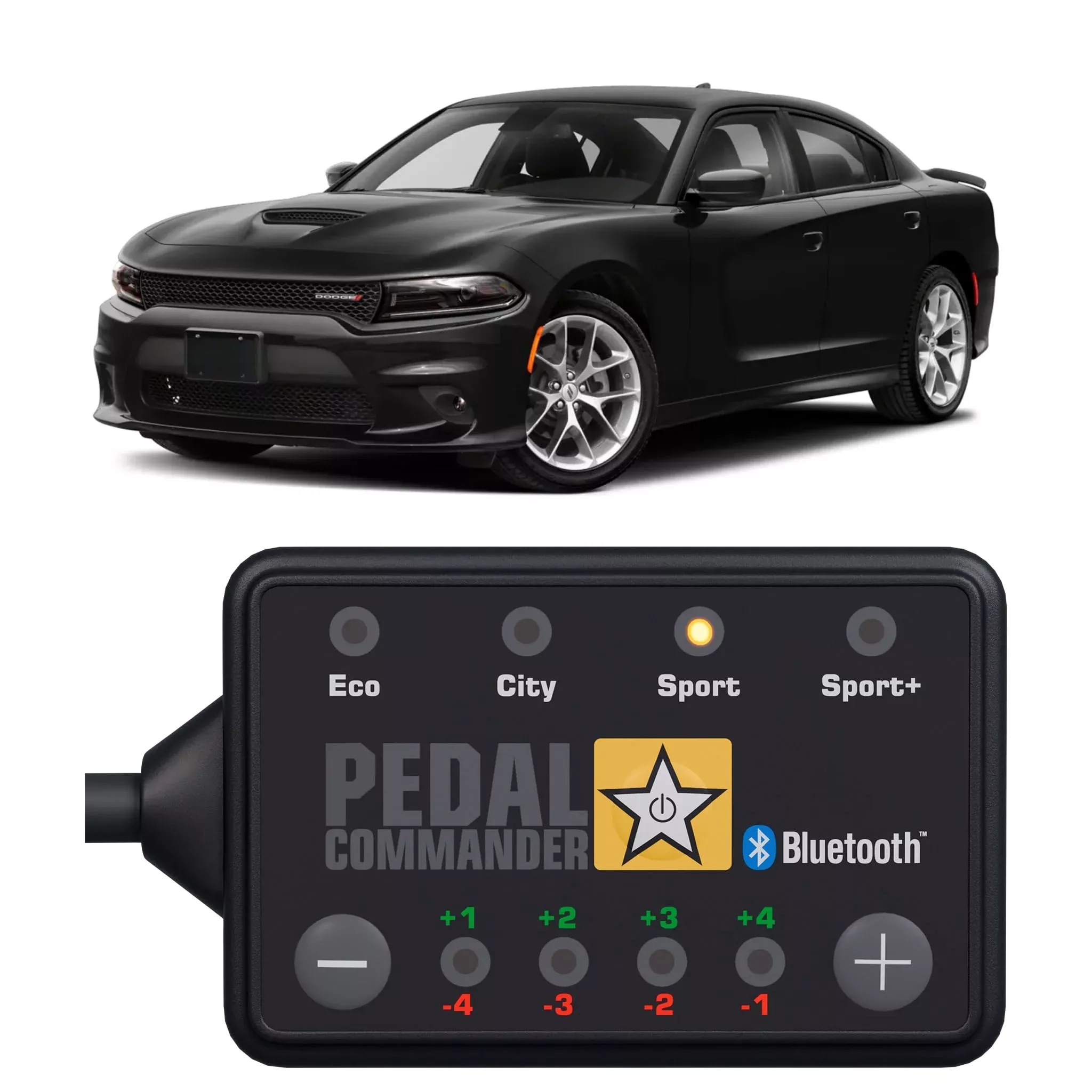 PEDAL COMMANDER Throttle Response Controller for Dodge Charger 2007-2024, Model PC31, Natural Black, Fits SE, SXT, R/T, Hellcat, and more