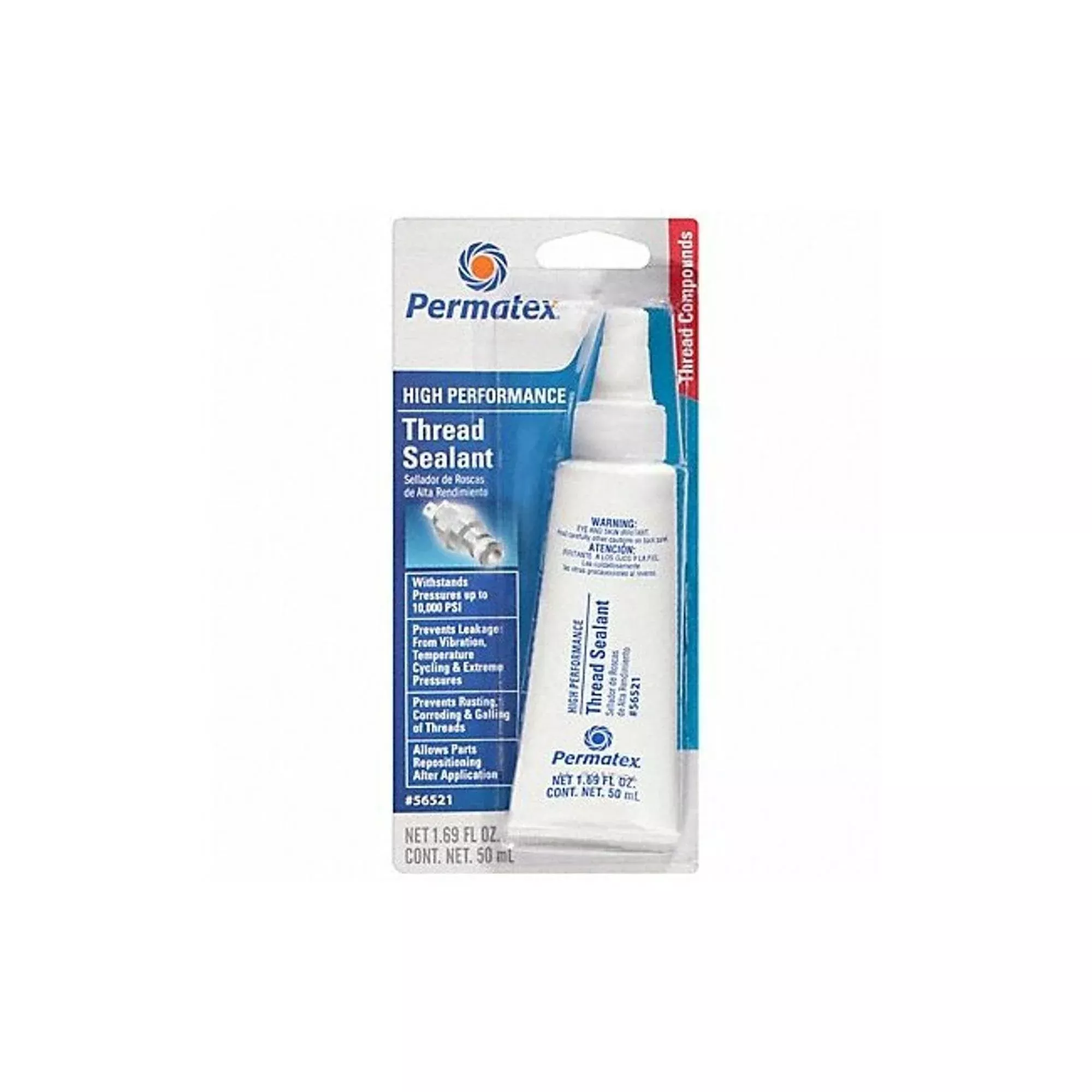 Permatex 50 Ml Tube Pipe Thread Sealant, White 56521 - 1 Each