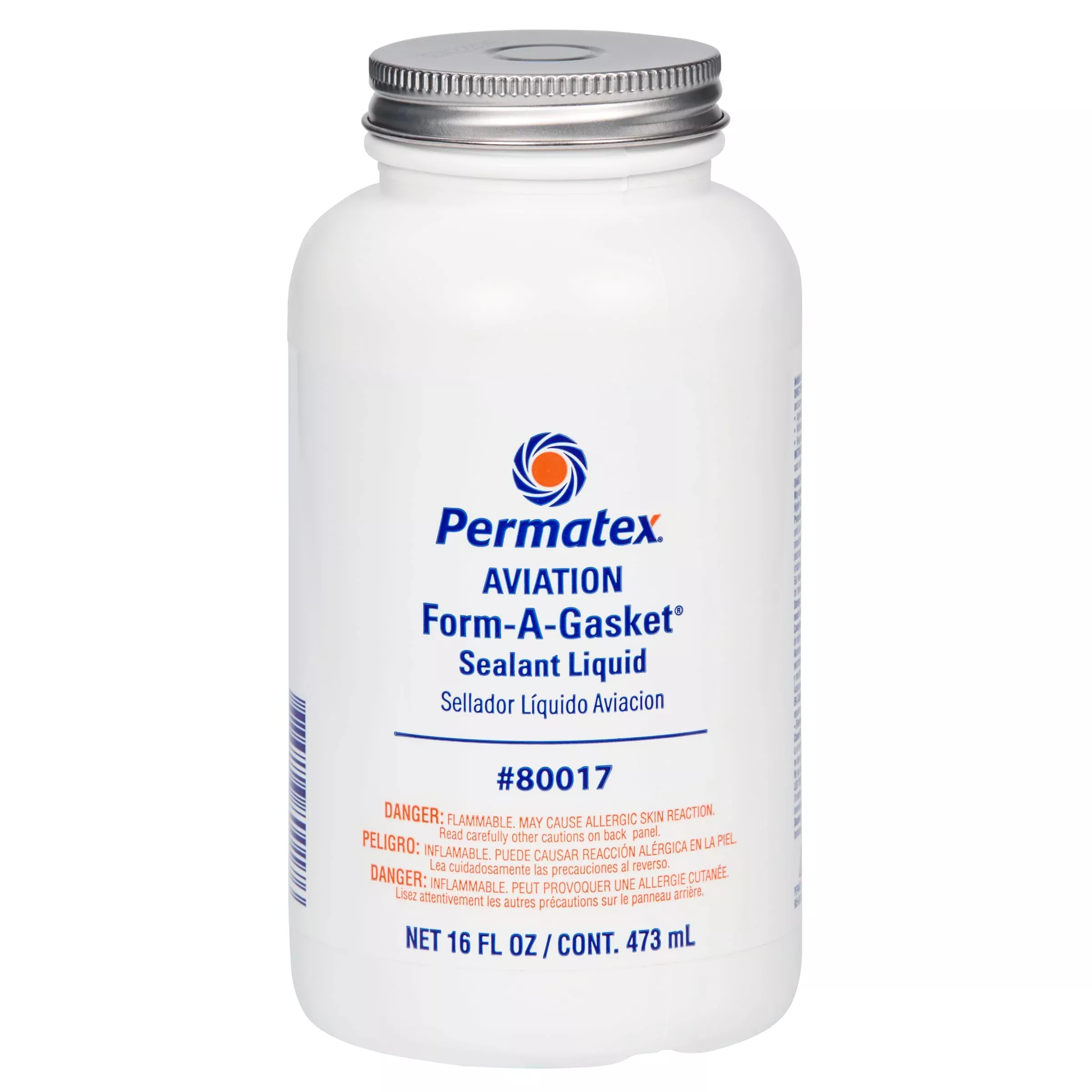 Permatex 80017 Aviation Form-A-Gasket No. 3 Sealant, 16 Oz. , Brown