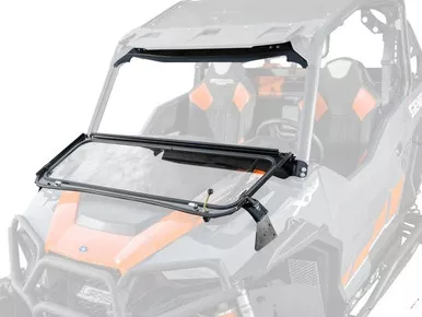 Polaris General 1000 Flip-Down Glass Windshield by SuperATV