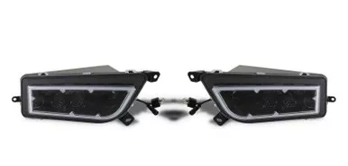 Polaris General 1000 RGB Full Color Function LED Ring Headlights (Pair) by Quad Logic