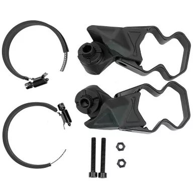 Polaris General 4 XP 1000 Universal UTV Side Mirror Adapter Kit – Mounts to Profiled and Round Tube Roll Cages by ATV Tek (Lifetime Warranty)