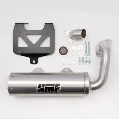Polaris General Blackout Slip On Exhaust System (Quiet) by HMF Racing